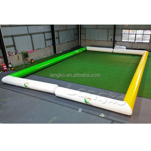 Cancha de Fútbol Inflable Portátil de PVC Hermética 3v3, Precio de Almacén, con Red y Portería - Product Image 4