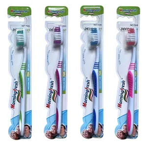 Factory direct sale morningfresh cheap toothbrush high quality plastic toothbrush can be customized adult toothbrush