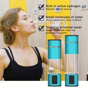 Custom Logo Hydrogenated Waterbottle Smart Portable Recharge Hydrogen Rich <b>Water</b> <b>Bottle</b> Generator <b>Filter</b> H2 Hydrogen-rich Cup - Product Image 2