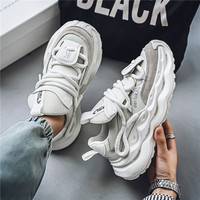 Chaussures décontractées pour hommes, tendance mode, nouvelle collection 2026, design tendance, chaussures à talon compensé respirantes, baskets de sport pour hommes