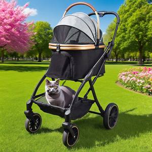 दोहरी-पालतू डीलक्स स्टालरः भारी शुल्क 4-पहिया डिजाइन, बड़े फरारी दोस्तों के लिए आदर्श - Product Image 5