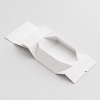 Boîte d'emballage pliable de luxe personnalisée, grande taille, blanche, pour vêtements, emballage cadeau