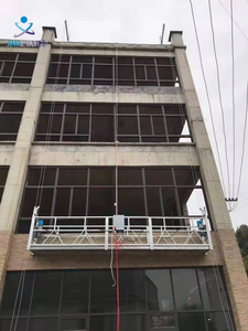 Entrega a tiempo Andamio eléctrico Andamio suspendido alto Plataforma DE TRABAJO suspendida eléctrica certificada de seguridad para la construcción - Product Image 6