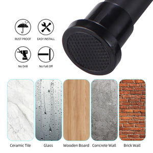 CF pas <span class=keywords><strong>de</strong></span> perceuse étendre réglable métal acier inoxydable <span class=keywords><strong>rideau</strong></span> pôle ensemble ressort Tension <span class=keywords><strong>salle</strong></span> <span class=keywords><strong>de</strong></span> <span class=keywords><strong>bain</strong></span> douche <span class=keywords><strong>tringle</strong></span> à <span class=keywords><strong>rideau</strong></span> accessoires - Product Image 5