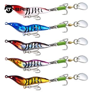 Appât en métal de haute qualité à longue portée 7g-26g attaque complète <span class=keywords><strong>crevettes</strong></span> plomb poisson sang fente crochet pivotant paillettes appât en gros - Product Image 1
