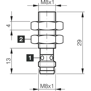 DCC08M02NOK-TSL/29 Capteur de proximité Produit - Product Image 2