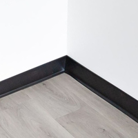 Moulage de base en PVC Cove 4 pouces blanc facile à nettoyer plinthe de base murale pour plancher commercial d'hôpital d'hôtel