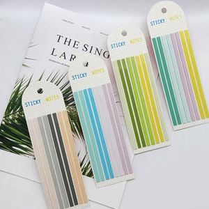 160 hojas de pegatinas fluorescentes de PET de colores, pestañas de índice transparentes, notas adhesivas, papelería para oficina y escuela, regalos para niños - Product Image 3