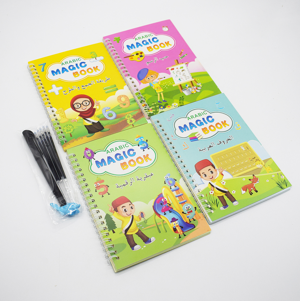 arabic with 5 refill ,1Pen Holder,1 pen