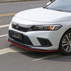 Difusor de Parachoques Delantero para Auto Welta, Alerón de Plástico ABS+PP con Acabado Pulido para Civic Edición Ilimitada de 11.ª Generación 2022-2024 - Product Image 6