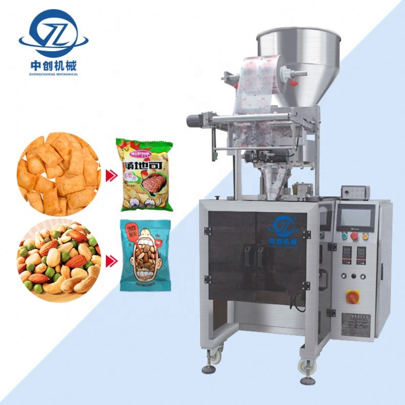 Packing Vacuum Food Pouch Automatic Small_Packaging_Machine Snack Potato Chips Cookie Small Candy Bags Sachet Packaging Machine