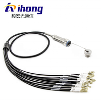 5G environnement sévère J599 D38999 12 noyaux 24 noyaux 48 noyaux 96 noyaux connecteur RRU BBU CPRI câble cordon de raccordement à fibres optiques