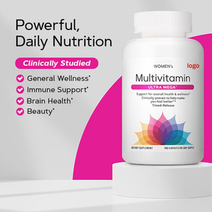Pasokan Pabrik OEM Multivitamin Wanita Dewasa dengan Dukungan Anti-Stres dan Dukungan Kecantikan Kapsul 90ct - Product Image 2
