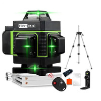Niveau laser rotatif vert 360 à nivellement automatique 4D 16 lignes horizontales et verticales outils de mesure d'arpentage laser à ligne croisée