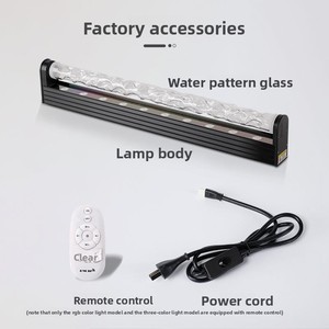 Proyector LED <span class=keywords><strong>de</strong></span> Pared con Efecto <span class=keywords><strong>de</strong></span> Ondas <span class=keywords><strong>de</strong></span> Agua Dinámicas 3D, IP65, PVC, Regulable, para Sala <span class=keywords><strong>de</strong></span> Estar, Bar, KTV, Iluminación Ambiental - Product Image 4