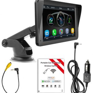 7 inch IPS xách tay không dây Carplay Android tự động màn hình cảm ứng đa phương tiện hệ thống định vị Màn hình máy nghe nhạc stereo - Product Image 5