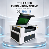 Machine de gravure laser CO2 haut de gamme 1080 9060 pour acrylique, bois, cuir, caoutchouc, contreplaqué, papier, verre, certifiée CE