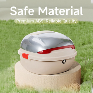 Top case universel pour <span class=keywords><strong>moto</strong></span>, boîte arrière étanche pour scooter, 41L, plastique ABS, coffre de rangement arrière pour <span class=keywords><strong>moto</strong></span> électrique - Product Image 2