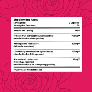 Cápsulas Blance de hormonas de etiqueta privada con fórmula de extracto de fruta <span class=keywords><strong>Tribulus</strong></span> para aumentar <span class=keywords><strong>el</strong></span> estado de ánimo y la pérdida de peso de las mujeres Cápsula de hierbas - Product Image 2