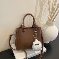 Sac fourre-tout mini en cuir PU avec logo personnalisé, sac à main mini tendance pour femmes, sac à bandoulière décontracté