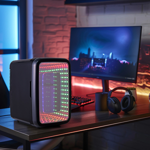 4L портативный мини-холодильник прозрачная дверь для хранения красоты небольшой холодильник для наружного - Product Image 1