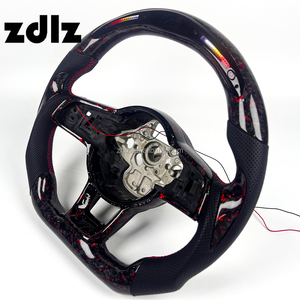 Volante de Coche 2016 2017 <span class=keywords><strong>2018</strong></span> 2019 2020 para Volkswagen MK7 VW Golf 7 GTI, Volante Personalizado de Fibra de Carbono Forjado con LED - Product Image 3