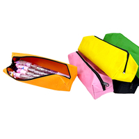 Porte-stylos écologiques en gros, cadeaux promotionnels, étui à crayons en toile de 12 oz en plusieurs couleurs, idéal pour les étudiants