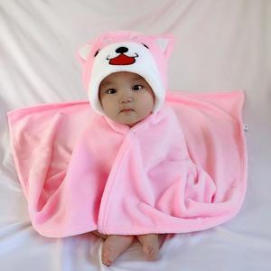 <span class=keywords><strong>Peignoir</strong></span> unisexe pour bébé de 0 à 3 <span class=keywords><strong>ans</strong></span> Cape en flanelle Cartoon pour garçons et filles <span class=keywords><strong>Peignoir</strong></span> à capuche pour nouveau-né Cadeau d'emmaillotage Serviette de bain - Product Image 3