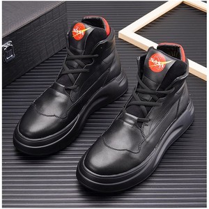 New High Top Casual <b>Shoes</b> for Outdoor Fashion Trend, Thick Sole <b>Height</b> <b>Increase</b>, Anti slip and Wear-resistant Men's <b>Shoes</b> - Product Image 5