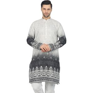 Kurta Bordada de Manga Larga para Hombre, Marca Shikha Fab, Ropa Formal para Eid, Diwali y Festivales - Product Image 2