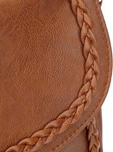 Crossbody Hollow Correa ajustable en relieve Trenza Sillín Crossbody Bolsos Mujeres Monederos Bolsos Reutilizable Compras Tote plegable - Product Image 3