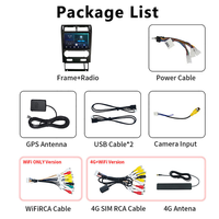 Autoradio Android 8 cœurs 4G DSP avec écran tactile, navigation GPS, Carplay, stéréo multimédia pour Ford Mondeo Auto AC 2004~2007
