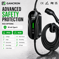Vente en gros de chargeurs EV portables de type 2, 7 kW, 32 ampères, 32A, station de charge rapide intelligente AC EVSE avec application Wifi pour véhicule électrique