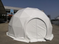 Igloo en acier, hôtel en verre extérieur, igloo de jardin 3,6 m, tente igloo pour le camping