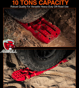 Ambull Factory - Tablas de Recuperación Todoterreno de Alta Calidad de 10 Toneladas 4x4WD para Nieve, Barro y Arena, Herramienta de Recuperación de Neumáticos para Vehículos - Product Image 2