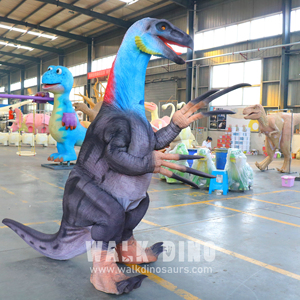 Costume de dinosaure animatronique grandeur nature Therizinosaurus avec contrôle de mouvement pour parcs à thème, centres commerciaux, aéroports, films - Product Image 2