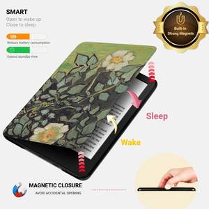 Funda de libro de cuero PU con impresión personalizada, funda inteligente con correa de mano para <span class=keywords><strong>Amazon</strong></span> <span class=keywords><strong>Kindle</strong></span> Colorsoft y <span class=keywords><strong>Kindle</strong></span> Paperwhite 6 12th Gen 7' - Product Image 3