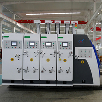 Huayu Serie Fruitdoos Maken Verpakkingsmachine Golfkartonnen Doos Flexo Afdrukken Sleuf Stans Snijmachine