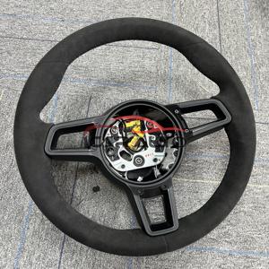 Volante Mejorado para <span class=keywords><strong>Porsche</strong></span> Alcatara Panamera <span class=keywords><strong>Cayenne</strong></span> Macan 718 Cayman Taran 918 911 Boxster 981 958 957 996 997 - Product Image 1