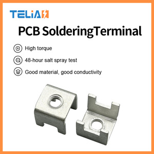 Terminal de cobre TLS44129 M4, terminales de tornillo de cabezal de latón de 4 pines para almacenamiento de PCB, placa de circuito de alimentación, terminales de unión de placa de PC - Product Image 2
