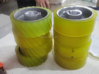 Roue de presse en polyuréthane pour machine à bois, alimentation de matériaux, pour dégauchisseuse quatre faces, scie à ruban et machine à filer le bois