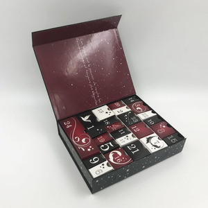 Wholesale Luxury Custom Logo Rigid Cardboard Magnetic Flip Open Gift Box Amazon Mystery Eid Ramadan Candy Box