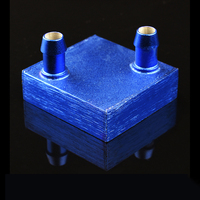 Bloc de refroidissement liquide en cuivre et aluminium pour électronique intelligente, dissipateur thermique, kit de refroidissement, dimensions personnalisées pour processeur et GPU d'ordinateur