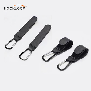 Bán Sỉ Có Thể Điều Chỉnh Móc Và Vòng Lặp Dây Đeo PU Da Xe Đẩy Móc 360 Độ Khóa Phụ Kiện Móc Áo Cho Du Lịch Cắm Trại - Product Image 3