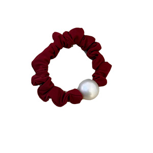 Simple perle haute élasticité <span class=keywords><strong>cheveux</strong></span> corde bande polyvalent <span class=keywords><strong>rouge</strong></span> nouvel an queue de cheval <span class=keywords><strong>cheveux</strong></span> cravate basique petit intestin <span class=keywords><strong>cheveux</strong></span> cravate pour l'extérieur - Product Image 5