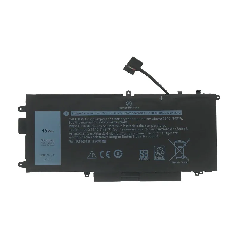 71TG4 OEM laptop battery for Dell Latitude 5289 Latitude 7390 2-in-1 rechargeable notebook battery