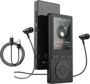 Reproductor MP3 de Alta Fidelidad, Reproductor de Música Portátil, Radio FM, Grabadora de Voz, Compatible con Tarjeta TF de 32 GB, para Estudiantes, Deportes, Correr - Product Image 3