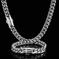 Offre spéciale, vente en gros, collier Miami pour hommes, chaîne cubaine en acier inoxydable de 4mm de large, cadeau géométrique hypoallergénique plaqué or