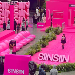 Décoration d'événement de haute qualité canapé <span class=keywords><strong>gonflable</strong></span> <span class=keywords><strong>rose</strong></span> lettres gonflables hermétiques décoration <span class=keywords><strong>gonflable</strong></span> extérieure - Product Image 4