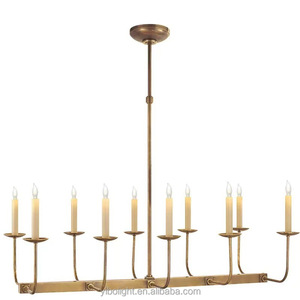 Lámpara Colgante Moderna <span class=keywords><strong>de</strong></span> Cobre, Estilo Antiguo, Pantalla <span class=keywords><strong>de</strong></span> Tela, LED Blanco Cálido 3500K, Garantía <span class=keywords><strong>de</strong></span> 3 Años, Regulable, Certificación CE - Product Image 6